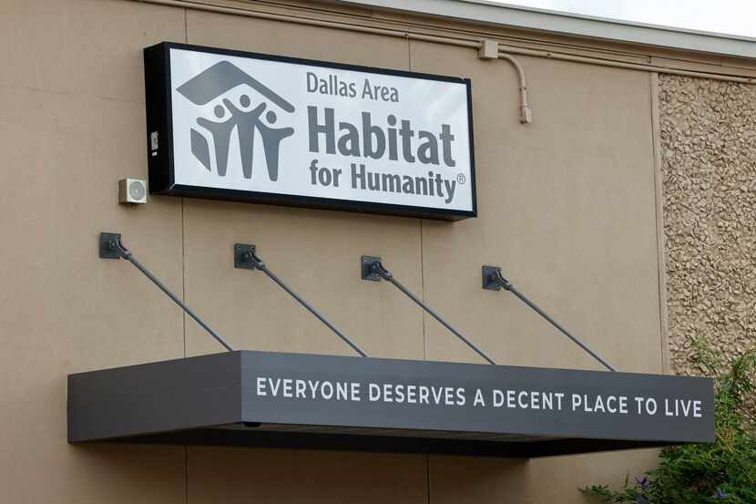The Dallas Area Habitat for Humanity offices on N. Hampton Rd. in Dallas.