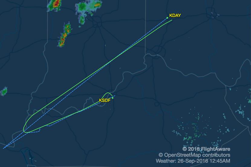 American Airlines Flight 5946 had to turn around midflight for an emergency landing in...