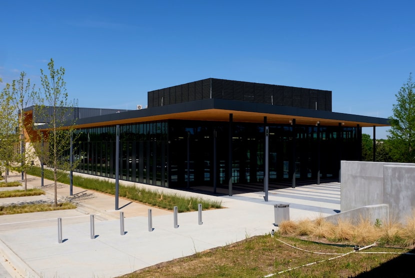 An exterior view of Singing Hills Recreation Center in southern Dallas. 