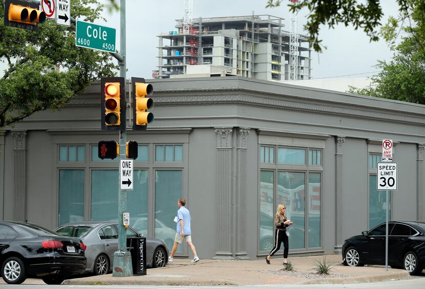 The old Restoration Hardware store on Knox Street was recently torn down for the new project.