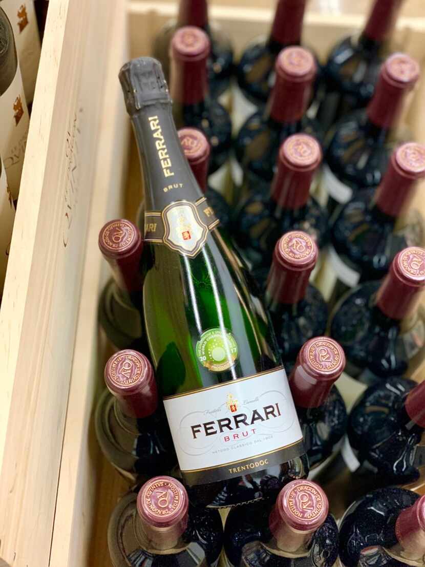 Ferrari Brut non-vintage sparkling wine can be difficult to find in Dallas-Fort Worth, but...
