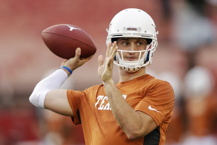 Texas quarterback Case McCoy threw for 244 yards and one touchdowns in Texas 31-30 win over...