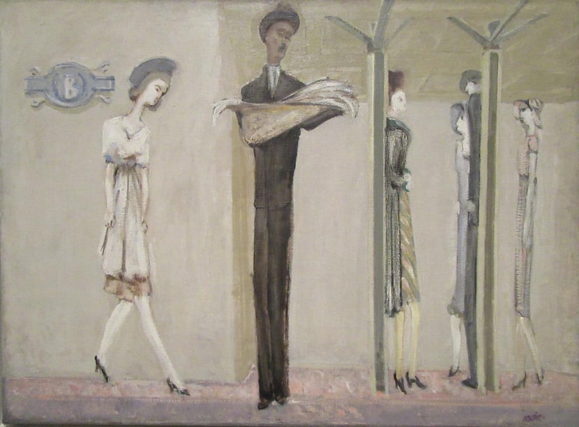 
The elongated forms in Mark Rothko’s Underground Fantasy  show influences of Swiss artist...