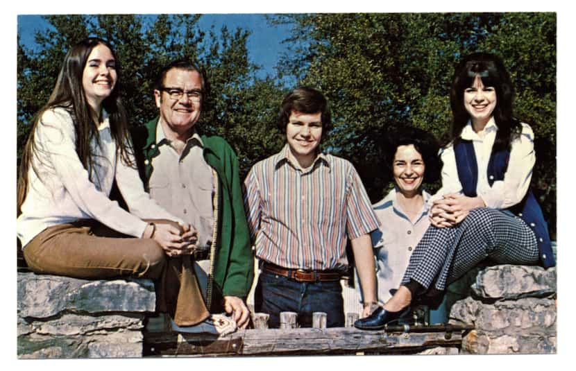 Dolph (second from left) and Janey Briscoe (second from right) are shown in an official...