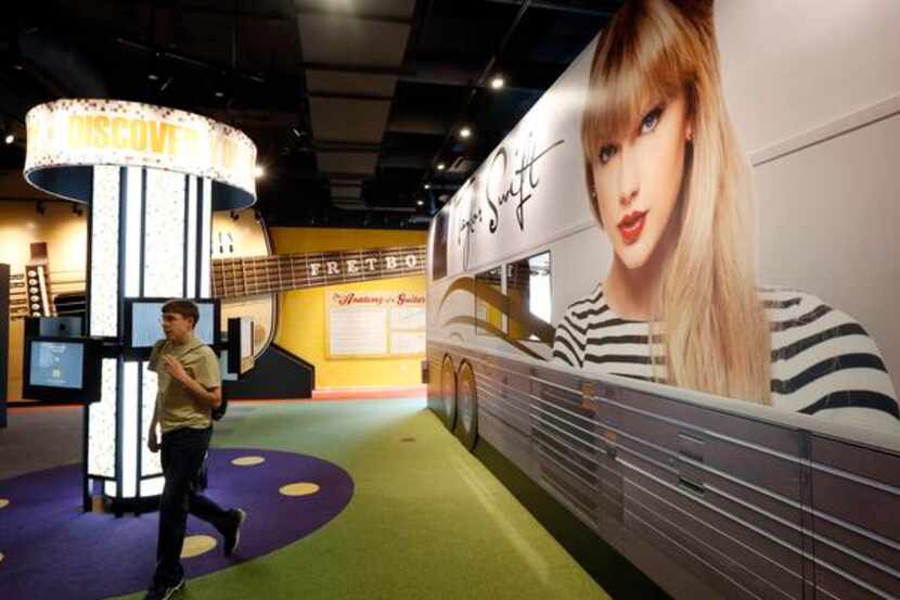 
A 75-foot replica of Taylor Swift’s tour bus is part of the new attractions at the Country...