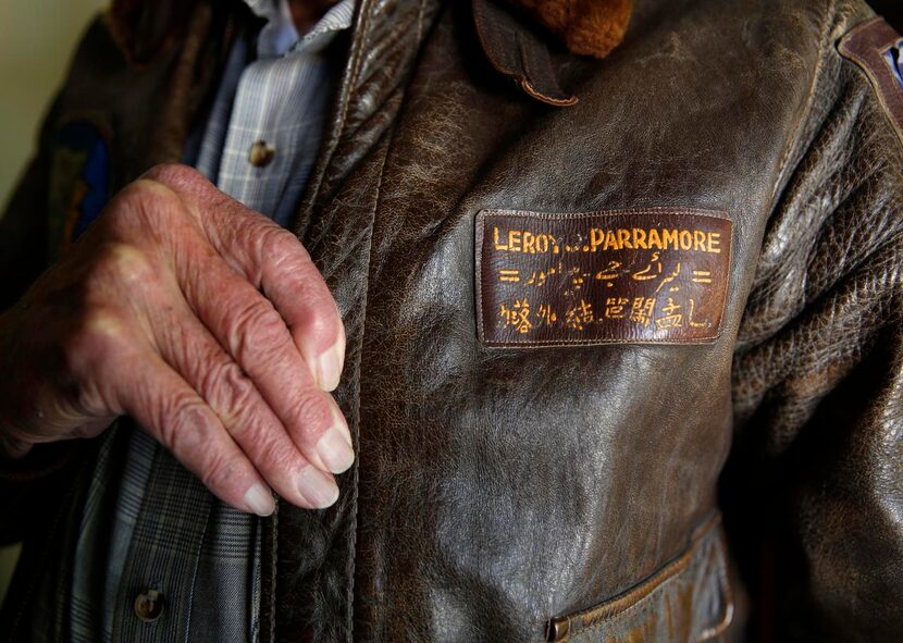 
Leroy Parramore’s World War II flight jacket still fits him, some 70 years after the war...