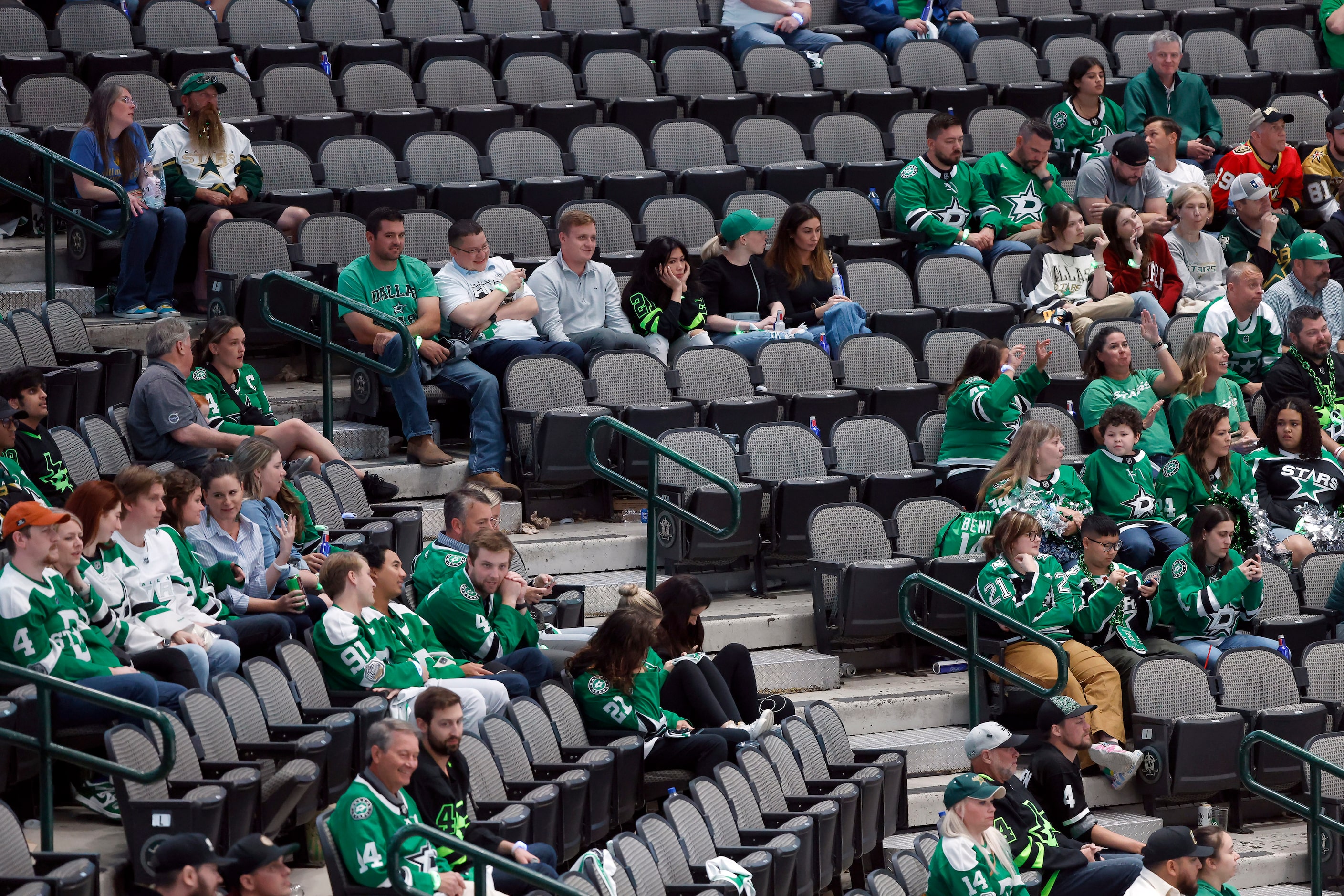 Dallas Stars fans left the game midway through the third period in Game 3 of the Stanley Cup...