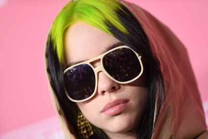 Billie Eilish is nominated for six Grammys, including the top four awards. 