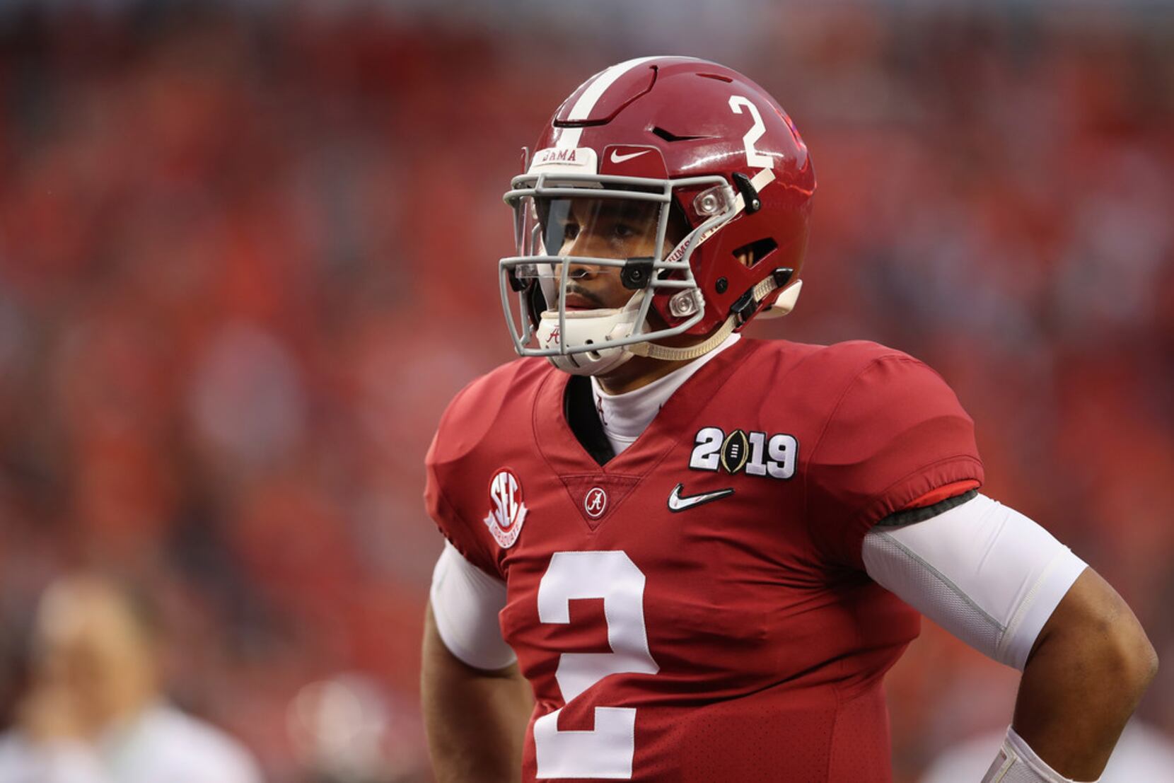 October 6, 2017: Alabama Crimson Tide quarterback Jalen Hurts (2