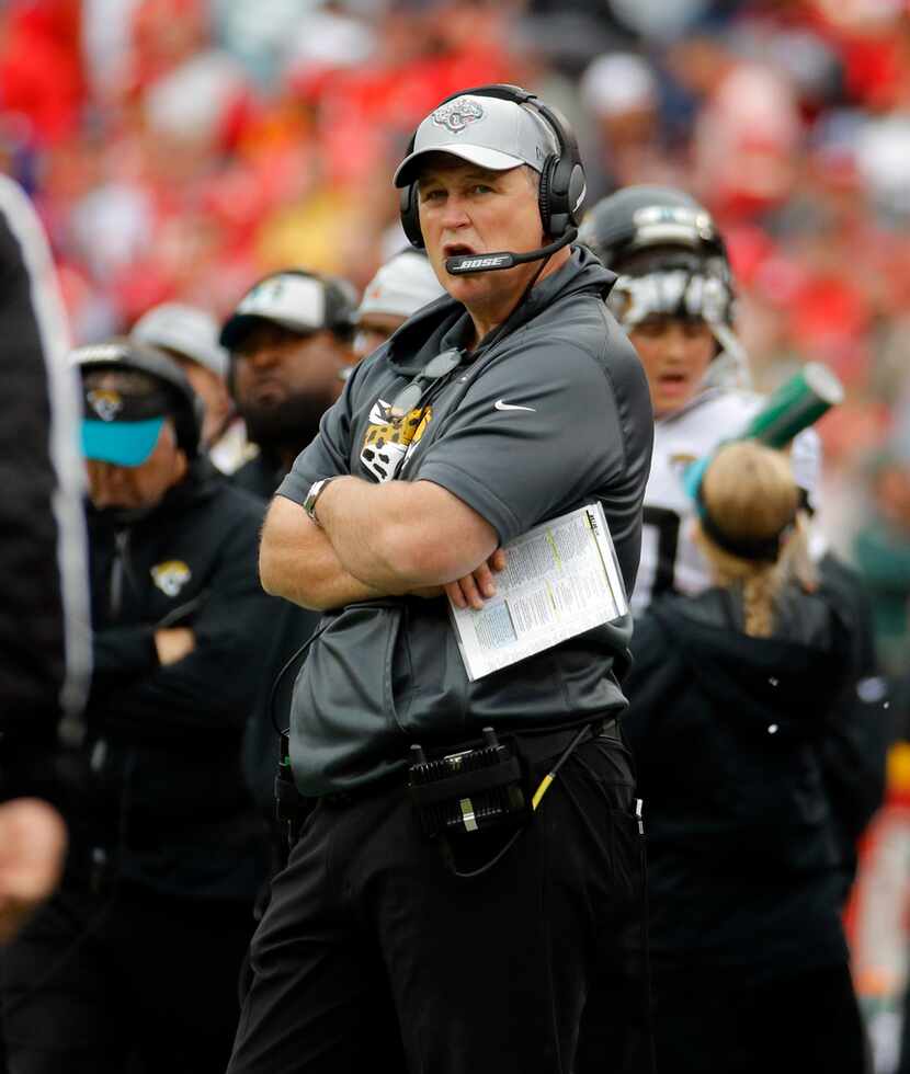 Coach de Jacksonville Jaguars Doug Marrone (AP Photo/Charlie Riedel)