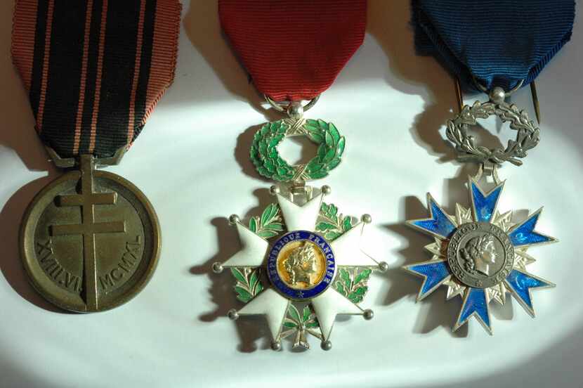 Some of the medals won by Robert de la Rochefoucauld