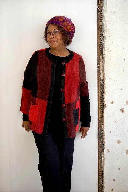 Artist Senga Nengudi, the 2023 Nasher Prize winner, photographed at her studio in Colorado...