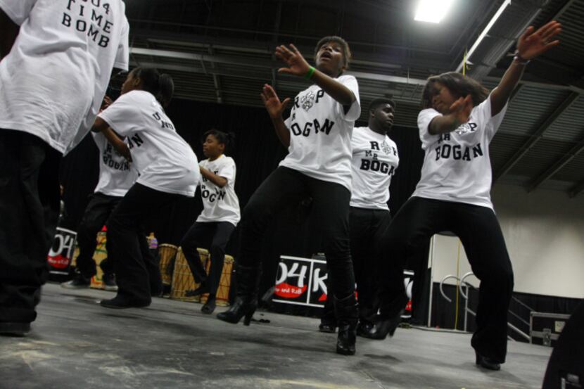 Prancing Pearls dance group performed during KwanzaaFest in 2011.