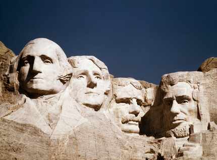 In case you need a refresher, Theodore Roosevelt is the second from the right on Mount...