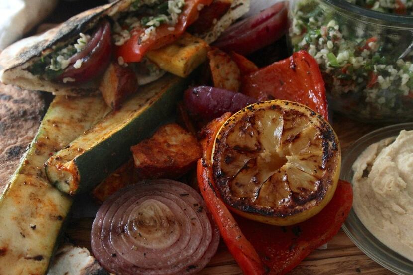 Harissa Marinated Grilled Vegetables