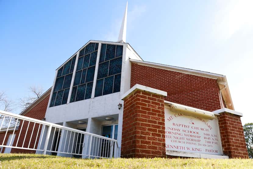 Mount Carmel Missionary Baptist Church  photographed on, Thursday, Jan. 4, 2024, in Dallas. 