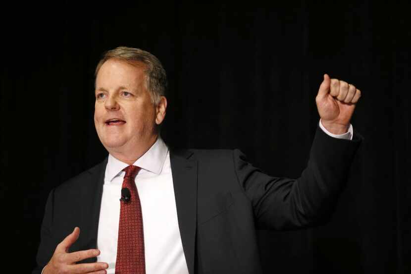American Airlines CEO Doug Parker said the company hasn't seen any "discernible impact" from...