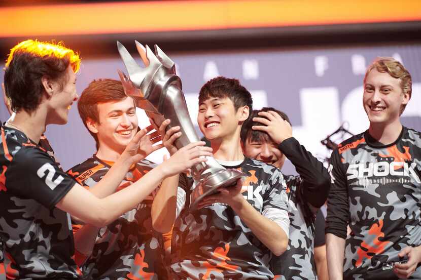 The San Francisco Shock beat the Vancouver Titans, 4-0, in the 2019 Overwatch League Grand...