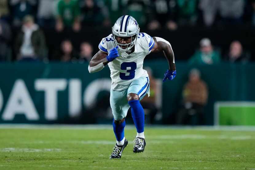 Dallas Cowboys' Brandin Cooks plays during an NFL football game, Sunday, Nov. 5, 2023, in...