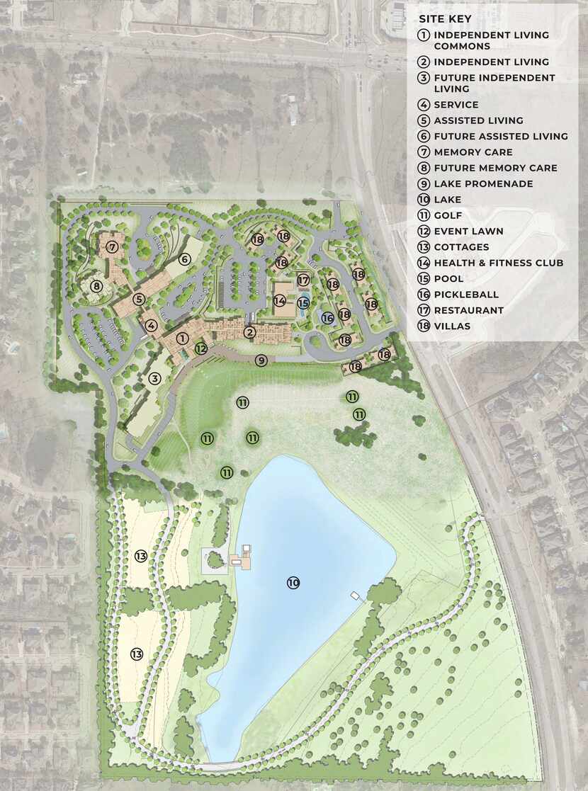 Touchmark's new Emerald Lake community in McKinney will have 390 homes.