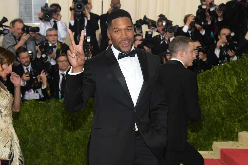  Michael Strahan arrived at the Metropolitan Museum of Art Costume Institute Benefit Gala on...