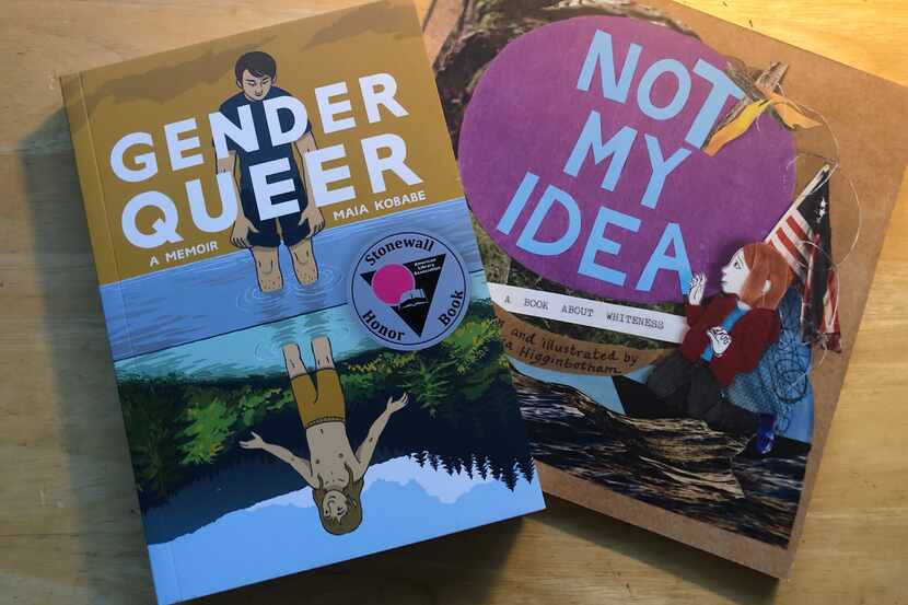 Two books in the middle of a statewide debate about "appropriate" books in schools. "Gender...