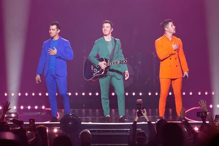 The Jonas Brothers performed at the AAC in Dallas on Sept. 25, 2019.