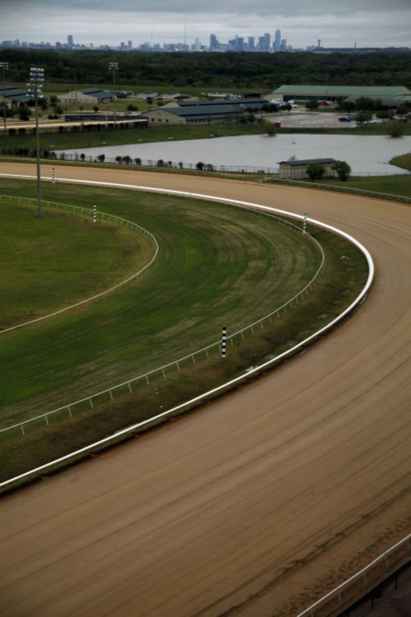 The dirt track at Lone Star Park at Grand Prairie was redone for the spring thoroughbred...