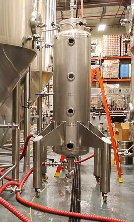 HopGun used for dry hopping beer.