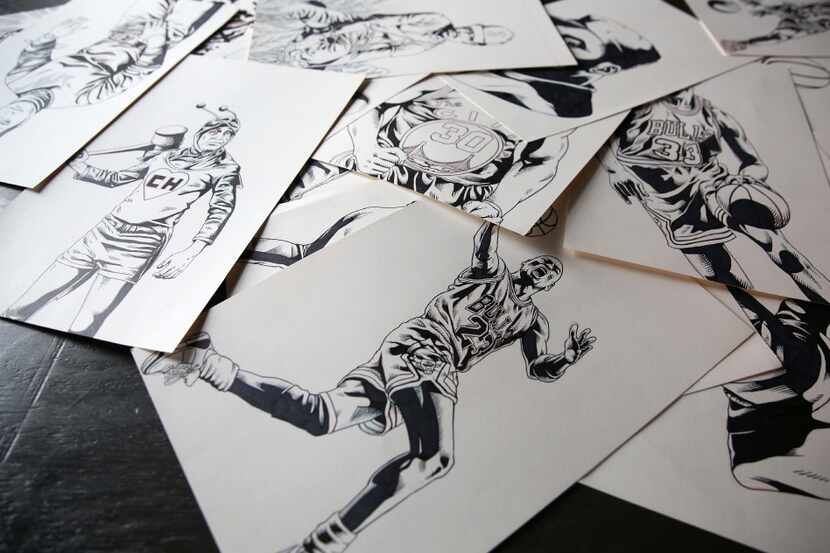 Arturo Torres started sketching athletes and superheroes when he was an 8-year-old living...