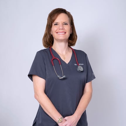 Dr. Jennifer White, a veterinarian, is in a runoff for a seat on the Frisco City Council.