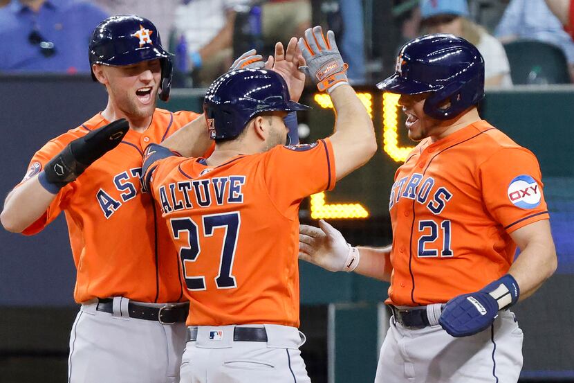 The Astros can't stop slugging at Globe Life Field. José Altuve doesn't  want to hear it
