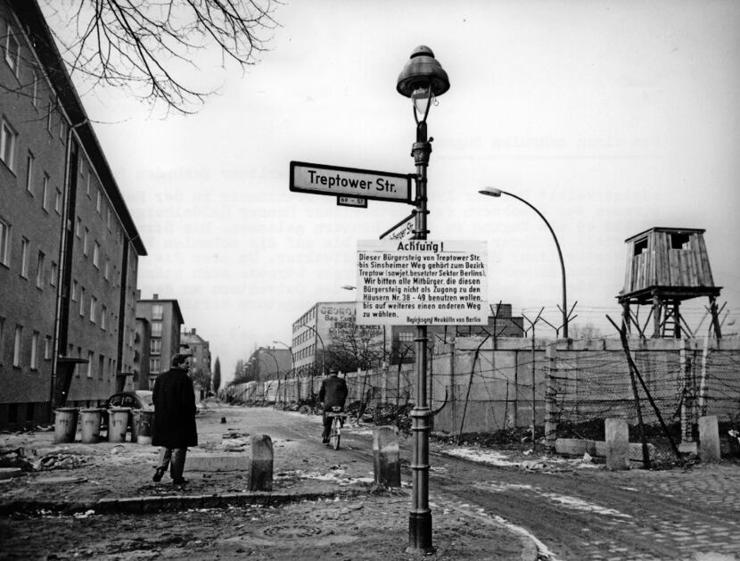 Divided down its center by the Berlin Wall, Heidelberger Strasse became known as the "Street...