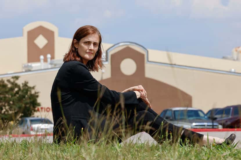 Former Godley Councilwoman Jennifer Thompson outside the Johnson County Corrections Center,...