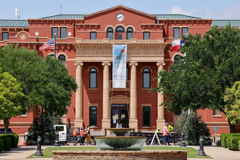 The City of Southlake and Tarrant County building in Southlake Town Square also houses the...