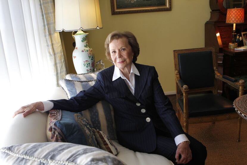 Ruth Sharp Altshuler talks about her early involvement with the United Way at her home in...