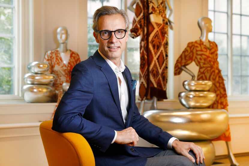 Neiman Marcus CEO Geoffroy van Raemdonck photographed at the downtown Dallas store.