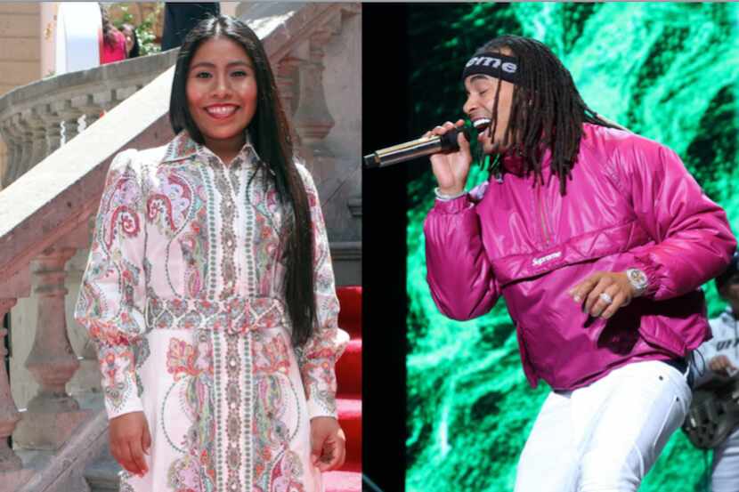 La actriz Yalitza Aparicio y el cantante Ozuna. AGENCIA REFORMA.
