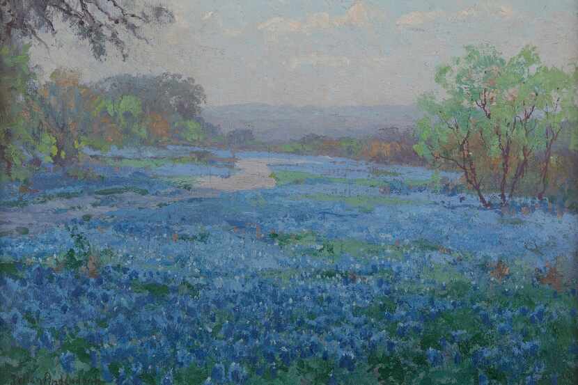 Julian Onderdonk's "A Field of Bluebonnets, San Antonio, 1921." It is one of the paintings...