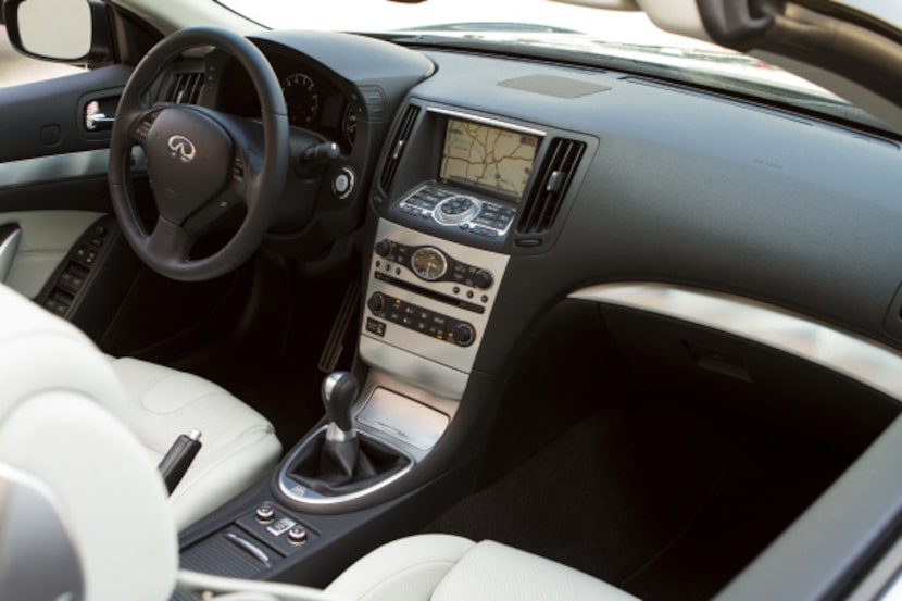 Inside the Infiniti G37 Convertible Sport 6MT