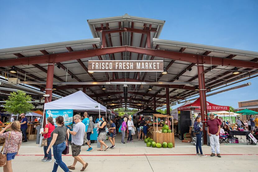 Frisco Fresh Market is north of Main Street and east of the Dallas North Tollway.