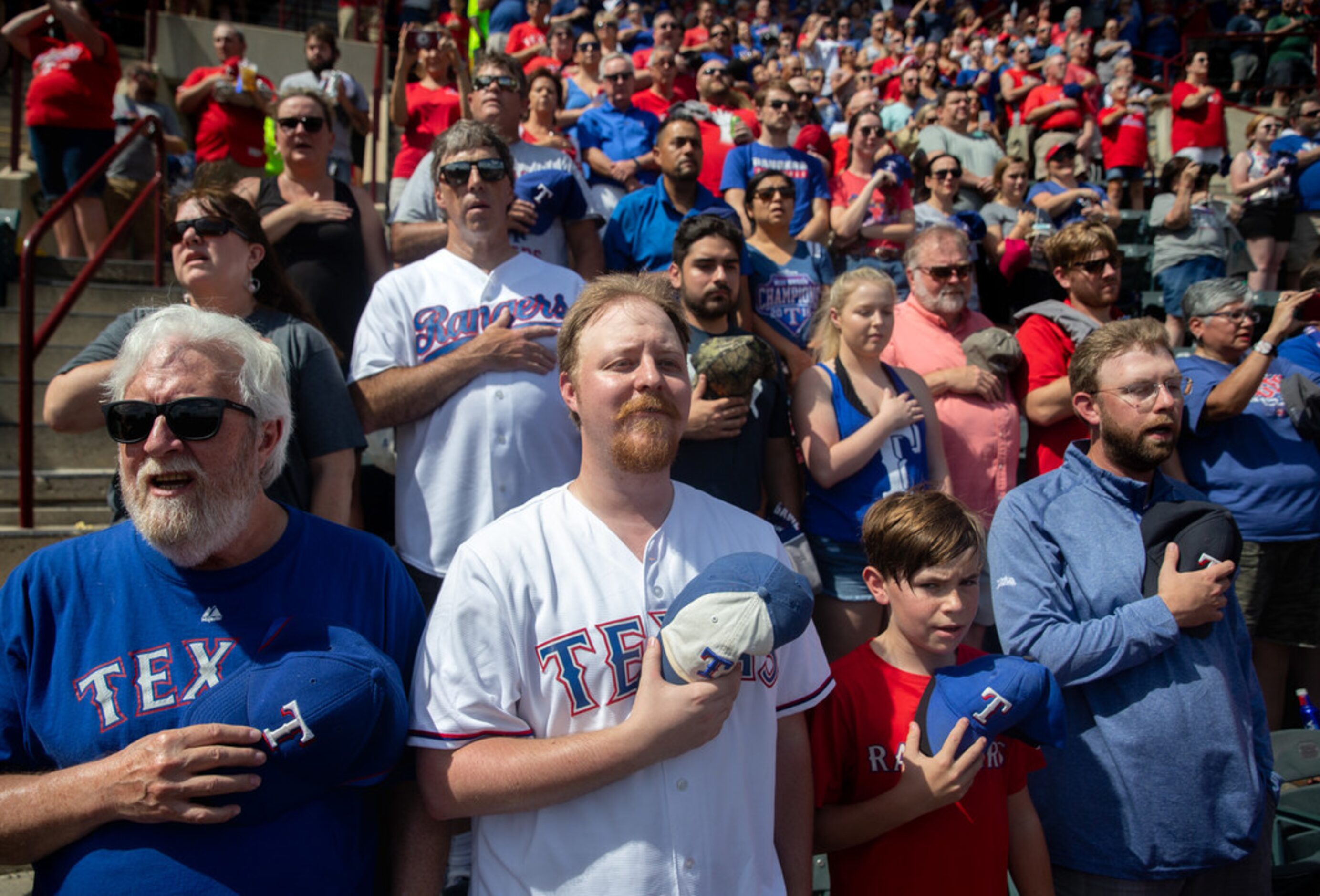 From left, Ken McClelland, his son Kevin McClelland, his grandson Avery McClelland, 11, and...