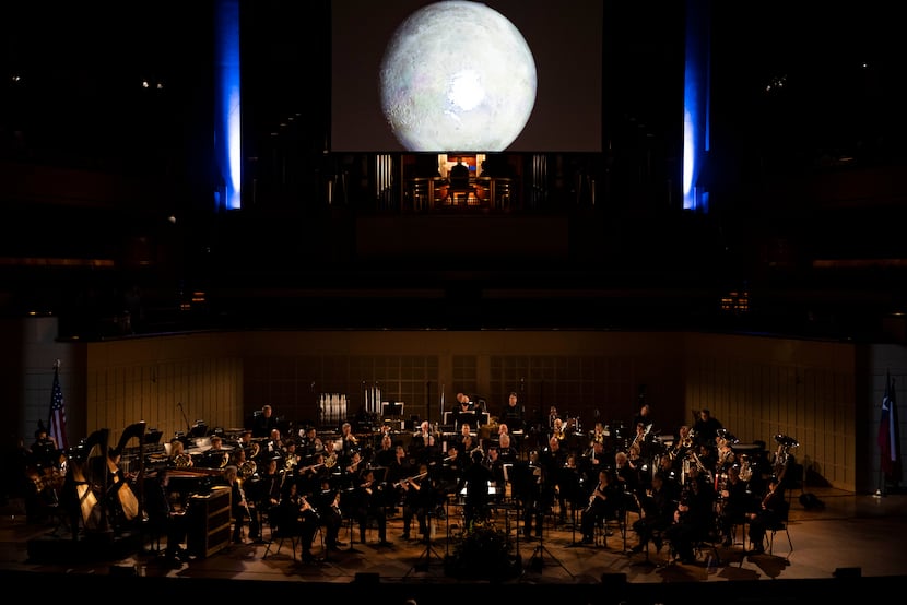 The Dallas Winds led by Jerry Junkin, artistic director and conductor, perform Gustav...