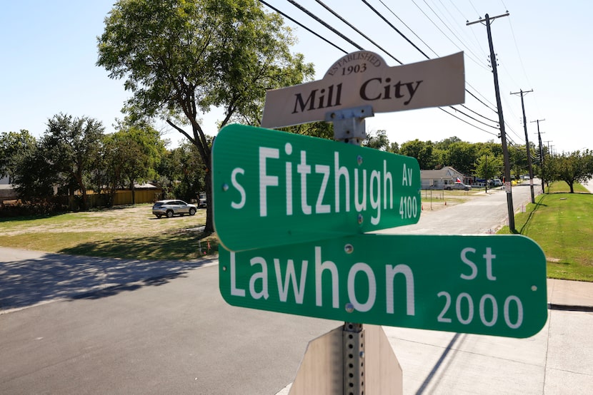 A parking location for the State Fair of Texas along S Fitzhugh Ave by Fair Park, on Friday,...