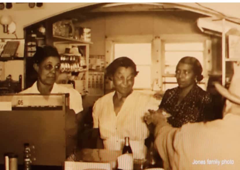 The women who ran one of Texas' first integrated restaurants in Southlake were (from left)...