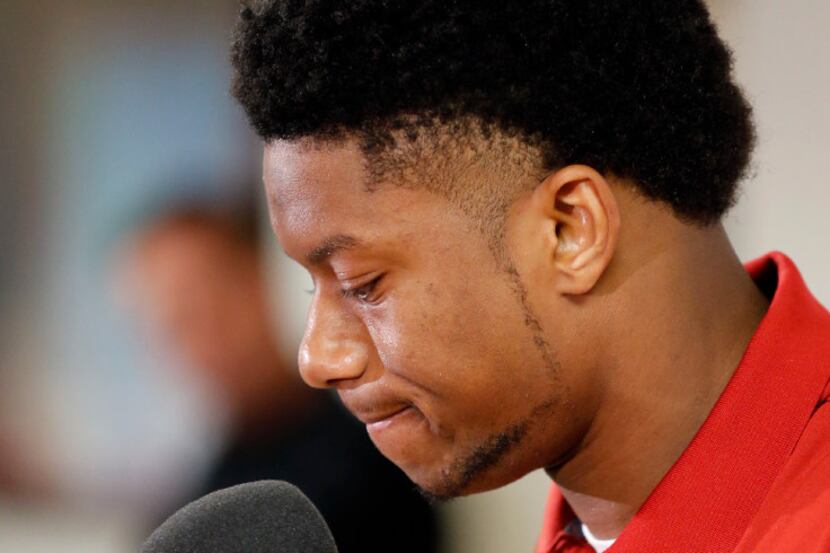 Oklahoma football player Joe Mixon speaks out for the first time since the release of a 2014...