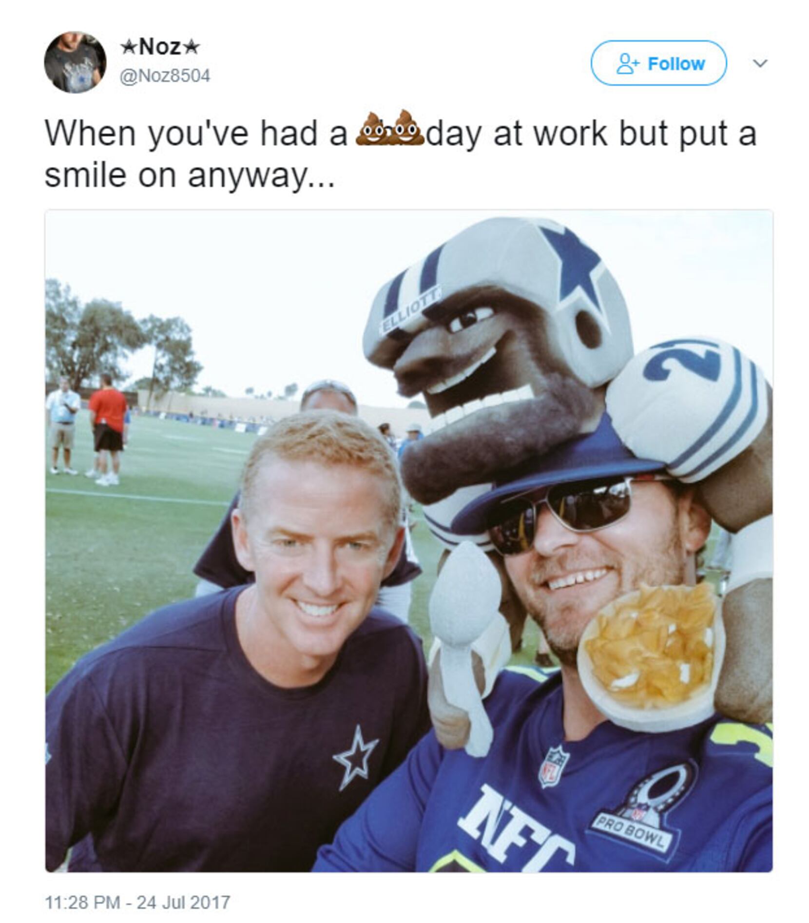 This Cowboys fan's hat is the most epic Ezekiel Elliott tribute