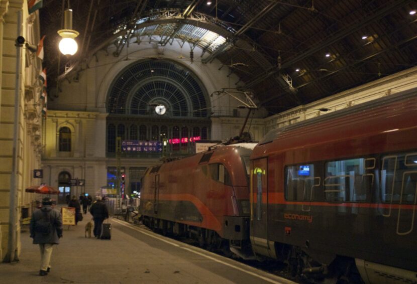 Sleek high-speed trains from Vienna and Salzburg arrive regularly at Budapest's central...