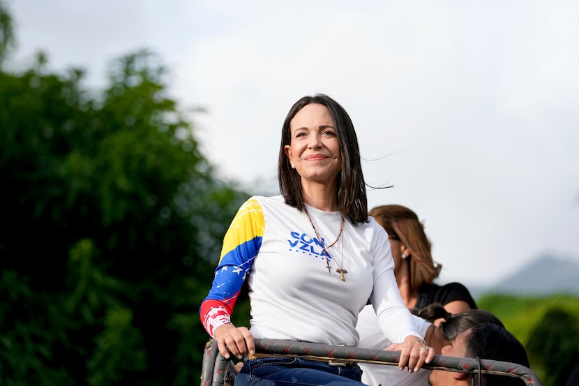 María Corina Machado emerged as an opposition star in 2023, filling the void left when a...