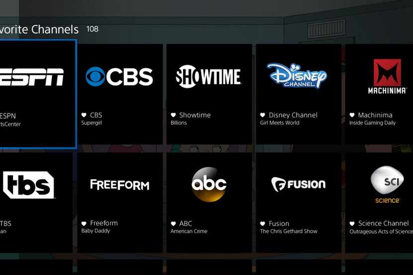 This file image provided by Sony shows a frame grab demonstrating Sony's PlayStation Vue...
